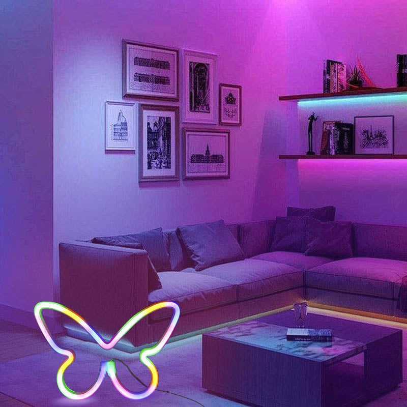 Art Deco Butterfly Floor Lamp Colorful